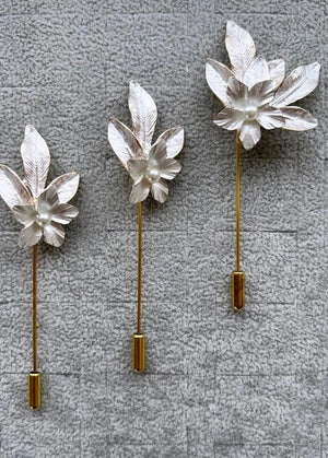 Boutonnieres fistol distintivos padrinos novio boda civil boda religiosa